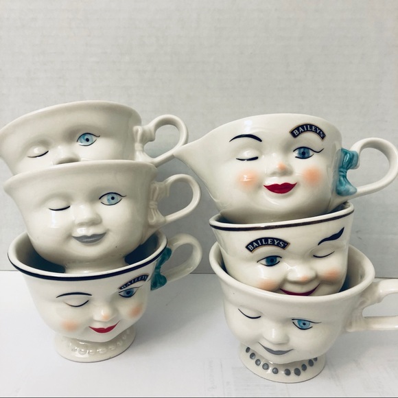 VTG Bailey One Mug Cup Irish Cream Winking Face - Picture 5 of 6